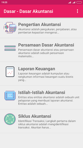 Aplikasi Dasar-Dasar Akuntansi - Tampilan 1